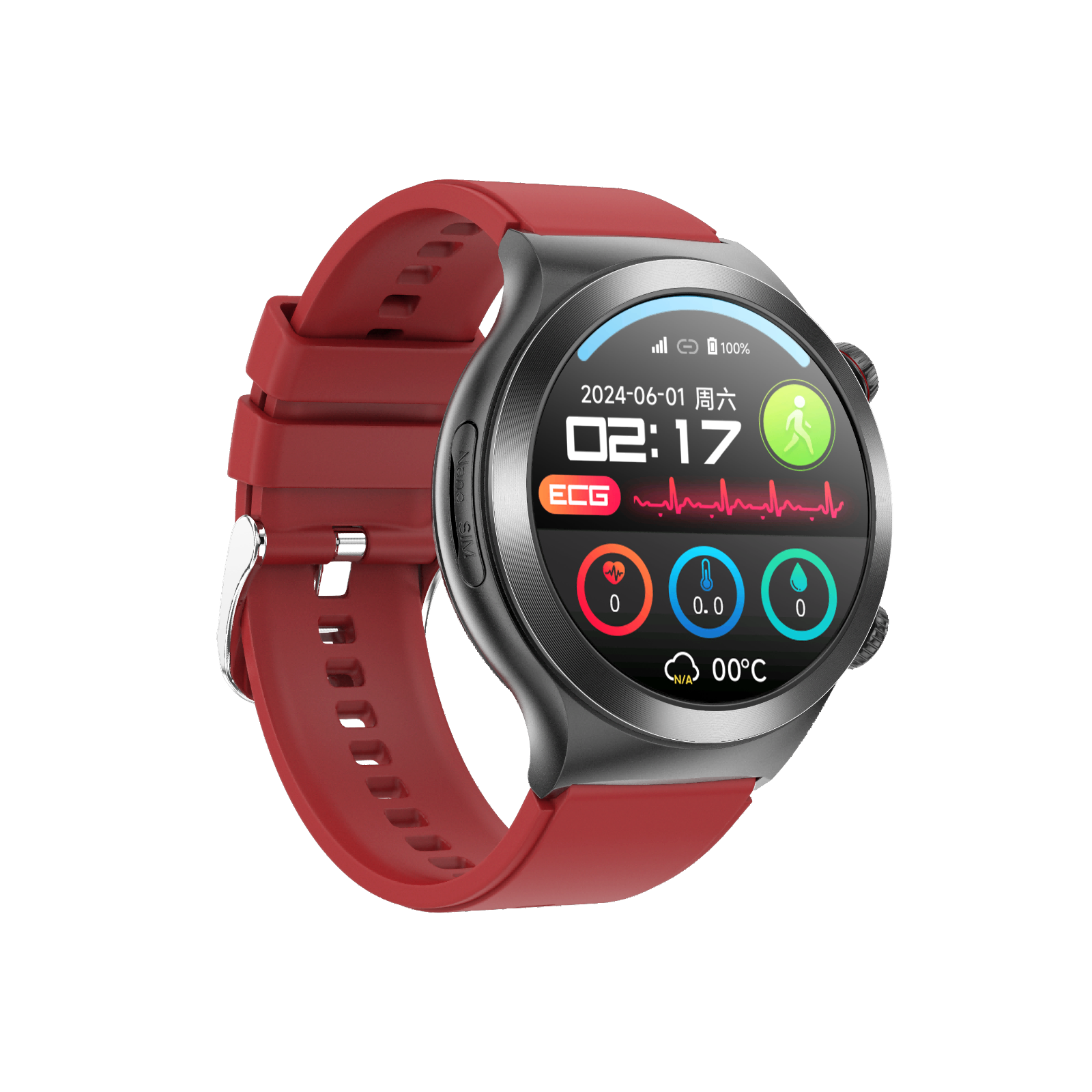 G20 Smartwatch, Medical-Grade ECG Watch, Standalone Calling Watch, AI Health Monitoring Watch, GPS Sports Watch